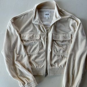 New without tags, corduroy cream jacket from Aerie.